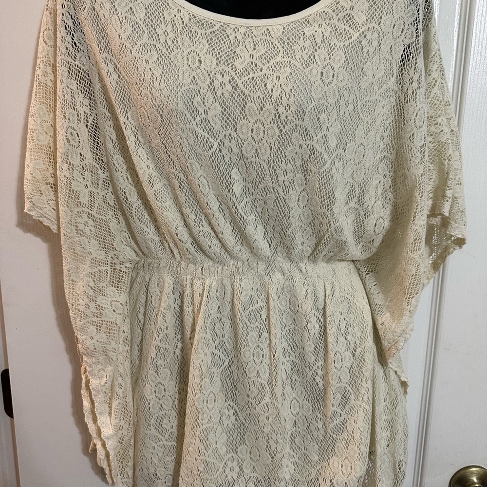Cream Lace Dress